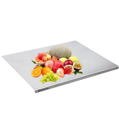 Premium Stainless Steel Chopping Board (35x31 cm)