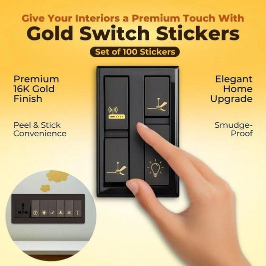 ✨ Gold Switch Stickers