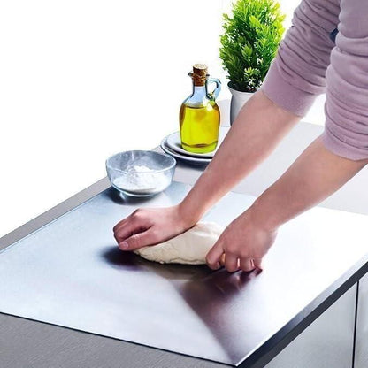 Premium Stainless Steel Chopping Board (35x31 cm)