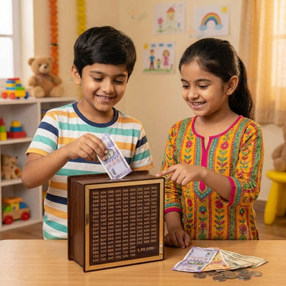 Wooden Piggy Bank
